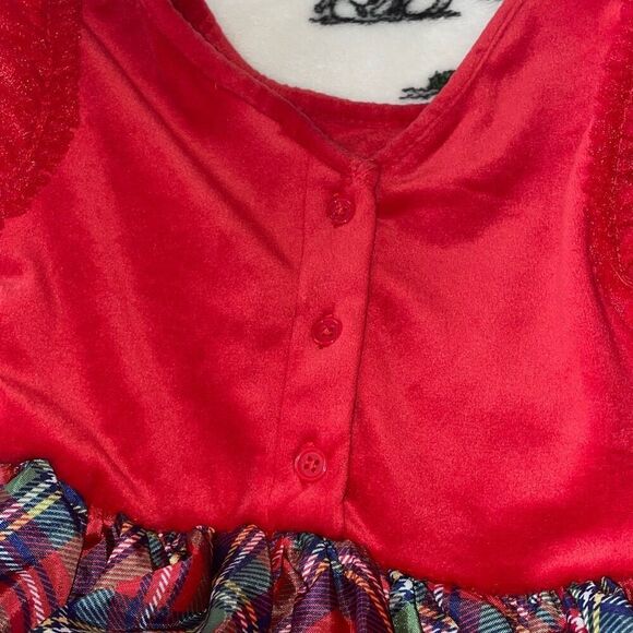 Barbie plaid toddler girl Christmas holiday party dress size 4T new with tags - Picture 14 of 15